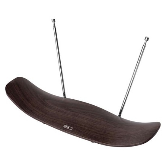 EMOS Szobaantenna CITY WOOD-C500, DVB-T2, DAB, FM, LTE/4G/5G szűrő