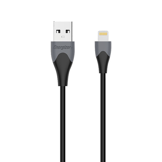 Energizer Classic - USB-A-Lightning csatlakozókábel MFi-tanúsítvánnyal 1,2 m fekete (C61LIGBK4)