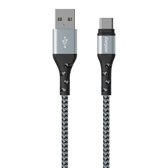 Energizer Ultimate - USB-A - USB-C összekötő kábel 2 m ezüst (C520CKSL)