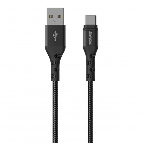 Energizer Ultimate - USB-A-USB-C összekötő kábel 2 m fekete (C520CKBK)