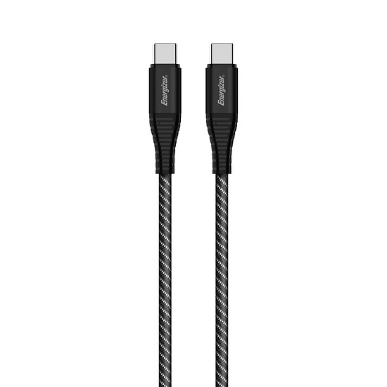 Energizer Ultimate - USB-C - USB-C 100 W-os csatlakozókábel, 2 m fekete (C541CKBK)