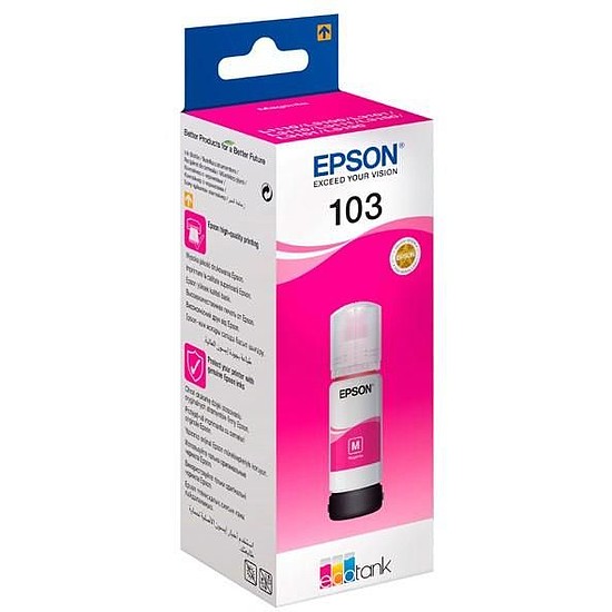 Epson 103 Ecotank T00S34A Magenta tintapatron eredeti C13T00S34A 65ml