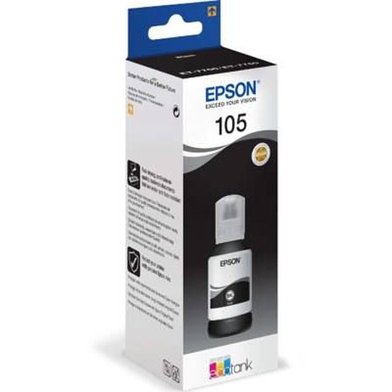 Epson 105 T00Q140 Black Pigment tintapatron eredeti 140ml 8K C13T00Q140