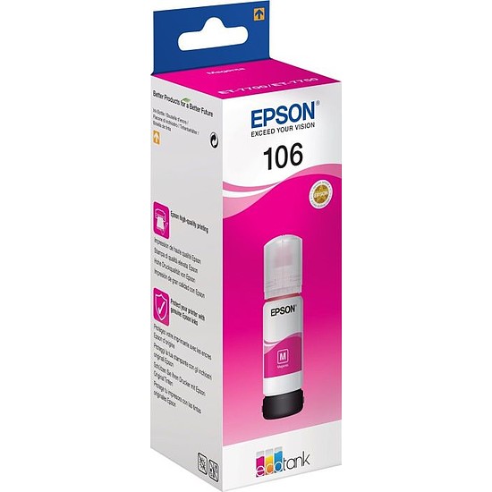 Epson 106 T00R340 Magenta tintapatron eredeti C13T00R340 70ml