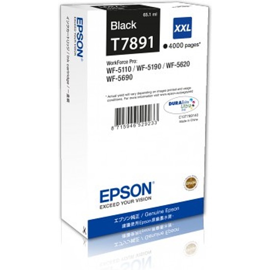 Epson 79XXL T7891 Black tintapatron eredeti C13T789140