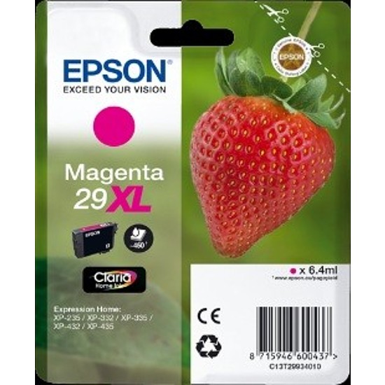 Epson Claria 29XL T2993 Magenta tintapatron eredeti C13T29934012 Eper