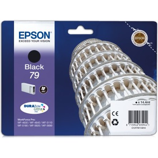 Epson DURABrite 79 T7911 Black tintapatron eredeti C13T79114010 Pisai ferde torony