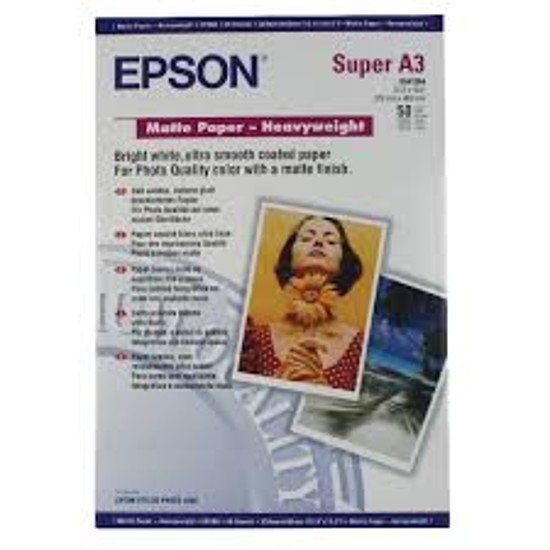 Epson Heavy Weight A3+ matt inkjet papír 50 ív 167gr. C13S041264