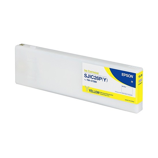 Epson SJIC26P Yellow tintapatron eredeti C33S020621