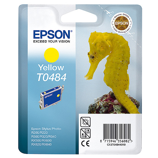 Epson T0484 Yellow tintapatron eredeti C13T04844010 Csikóhal, 