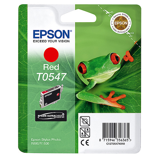 Epson T0547 Red tintapatron eredeti C13T05474010 Béka