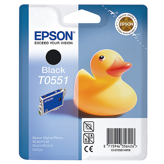 Epson T0551 Black tintapatron eredeti C13T05514010 Kacsa