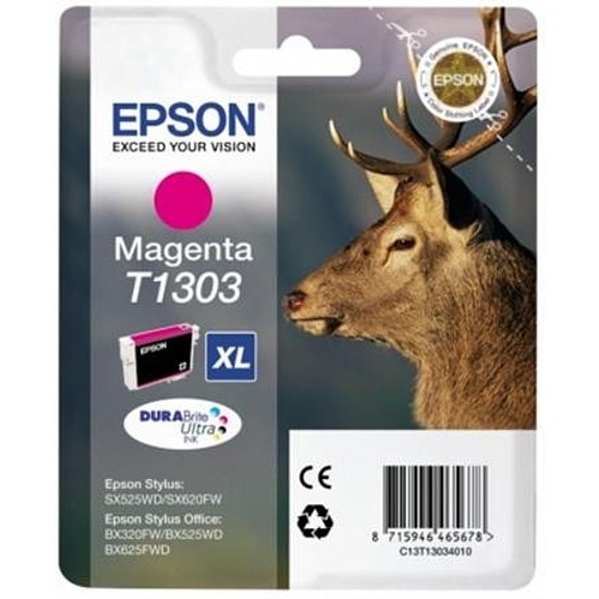 Epson T1303 Magenta tintapatron eredeti C13T13034010 Szarvas