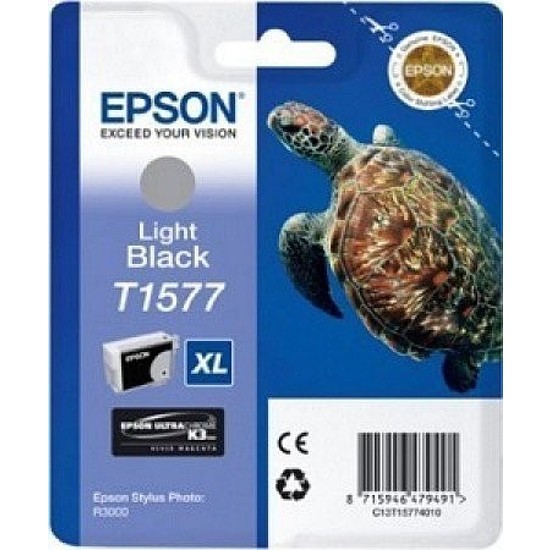 Epson T1577 Light Black tintapatron eredeti C13T15774010 Teknős