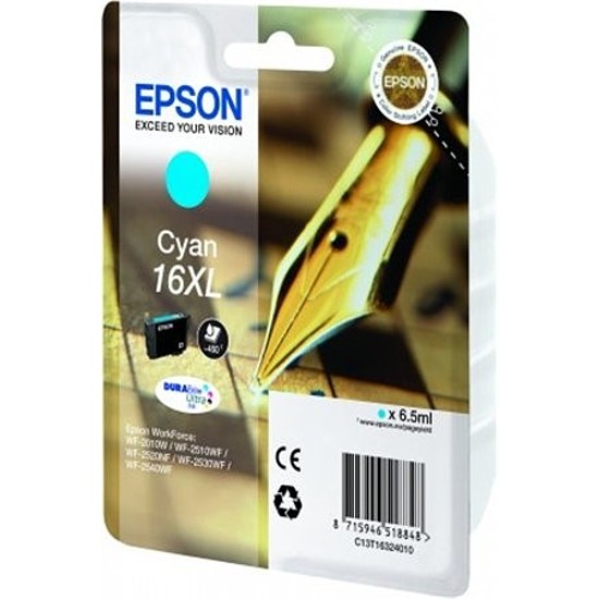 Epson T16XL T1632 Cyan tintapatron eredeti C13T16324010 Töltőtollhegy