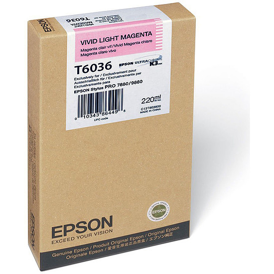 Epson T6036 Vivid Light Magenta tintapatron eredeti C13T603600