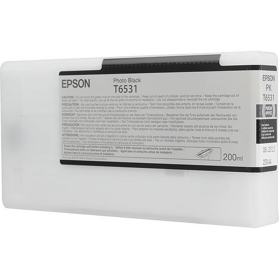 Epson T6531 Photo Black tintapatron eredeti 200 ml C13T653100