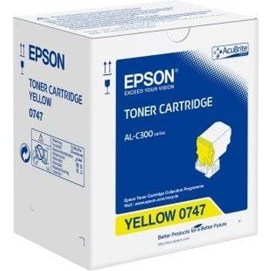 Epson Workforce AL-C300 Yellow lézertoner eredeti 8,8k C13S050747