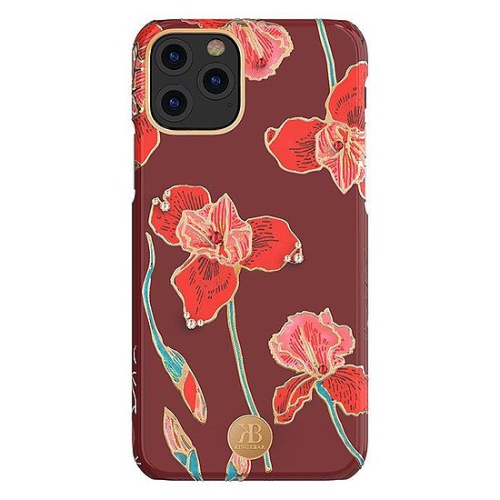 Eredeti Swarovski kristályokkal díszített Kingxbar Blossom tok iPhone 11 Pro többszínű (Kapok)
