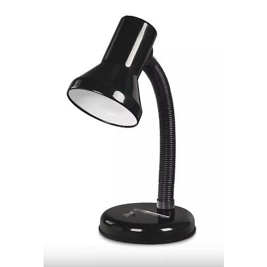 Esperanza Alatair asztali lámpa, E27 foglalat, fekete (ELD108K)