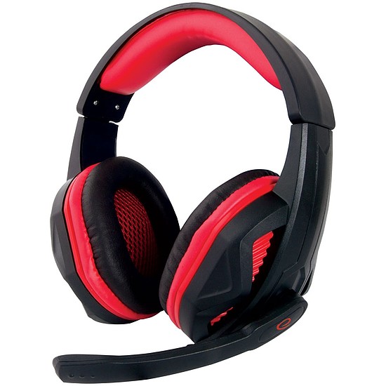 Esperanza Arrow Gamer mikrofonos fejhallgató, fekete-piros (EGH360) - Akció a készlet erejéig !