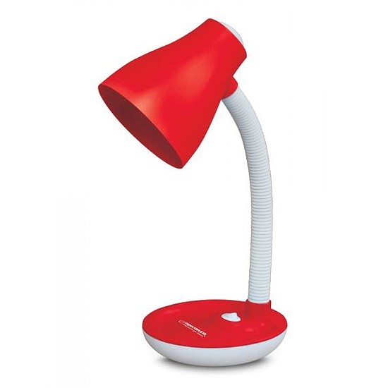 Esperanza Atria asztali lámpa, E27 foglalat, piros (ELD114R)
