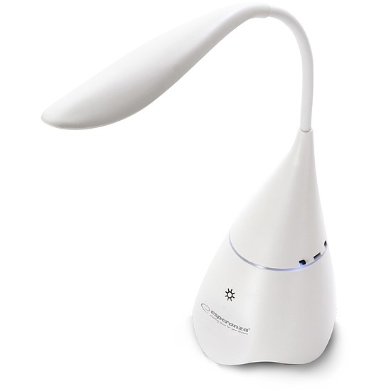 Esperanza Charm Bluetooth hangszóró led világítással, fehér (EP151W)