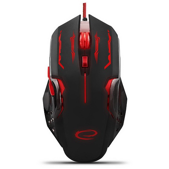 Esperanza MX403 Apache 6D USB vezetékes optikai Gamer egér, piros (EGM403R)