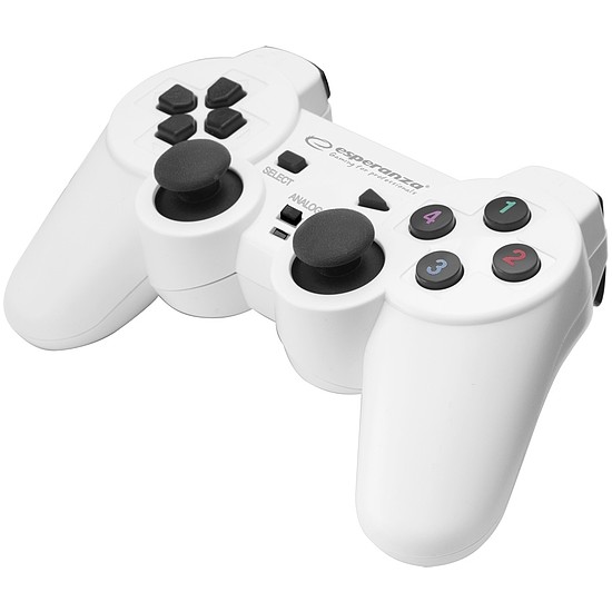 Esperanza Warrior PC Gamepad USB, fehér (EGG102W)