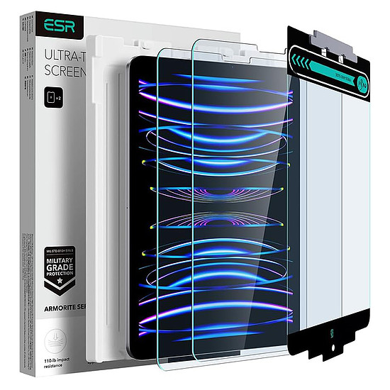 ESR - Armorite képernyővédő fólia (2 csomag) - iPad Air 4 / 5 / 11 (2020/2022/2024) / iPad Pro 11 (2018 / 2020 / 2021 / 2022) - átlátszó (KF2318177)