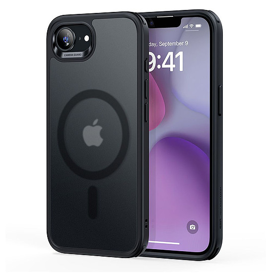 ESR Classic Hybrid Halolock MagSafe tok iPhone 16e-hez - fekete