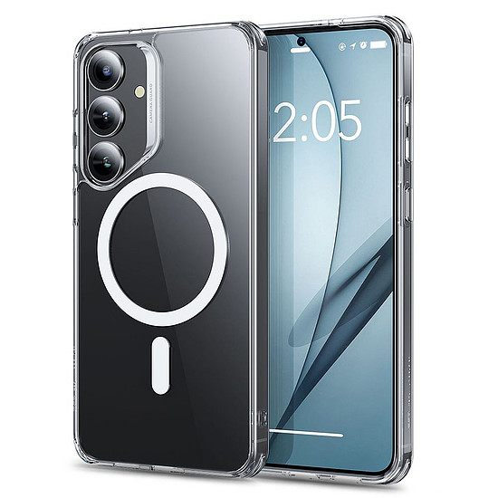 ESR Classic Hybrid Halolock MagSafe tok Samsung Galaxy S25+ készülékhez - átlátszó