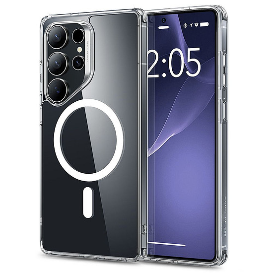 ESR Classic Hybrid Halolock MagSafe tok Samsung Galaxy S25 Ultra készülékhez - átlátszó