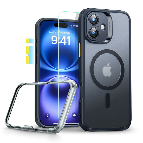 ESR Classic Pro Set Halolock MagSafe tok iPhone 16-hoz - fekete