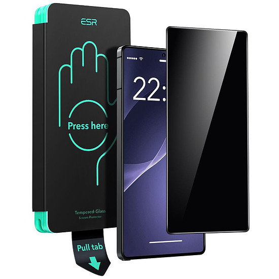 ESR edzett üveg adatvédelmi üveg Samsung Galaxy S25 Ultra készülékhez