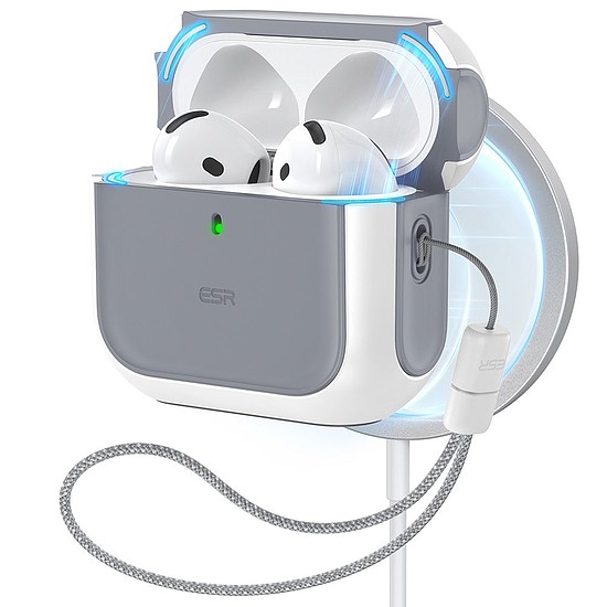 ESR Orbit Halolock MagSafe tok Apple AirPods 4-hez - fehér