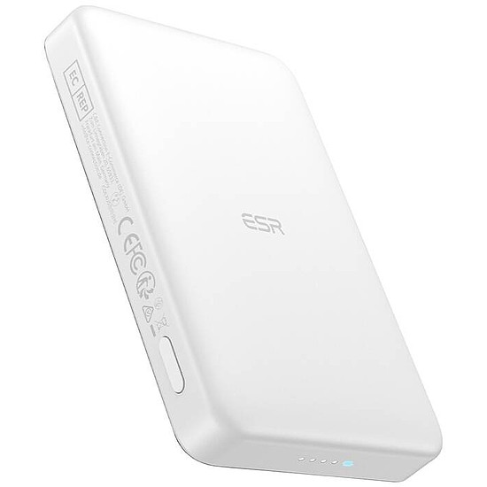 ESR Qi2 MagSlim 10000 mAh mágneses powerbank fehér (2G5230161)