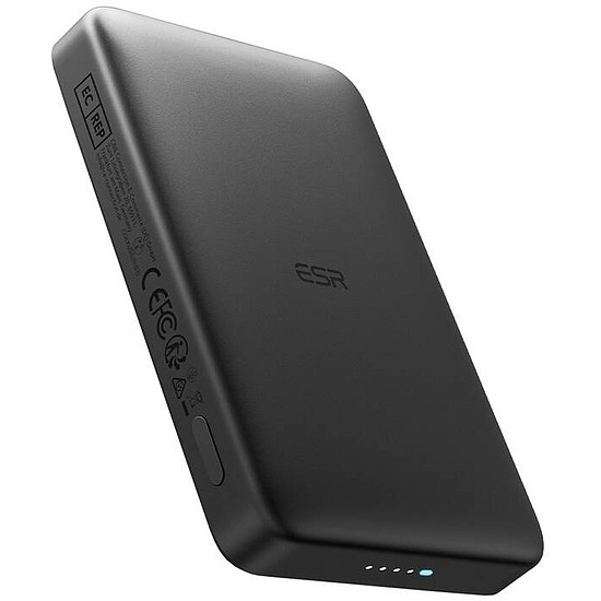 ESR Qi2 MagSlim 10000 mAh mágneses powerbank fekete (2G5230261)