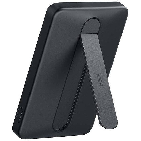 ESR Qi2 MagSlim 5000 mAh mágneses powerbank állvánnyal fekete (2G5220261)