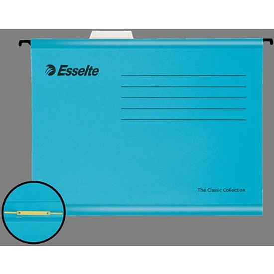 Esselte Classic 93130 gyorsfűzős függőmappa kék, újrahasznosított 10db/doboz