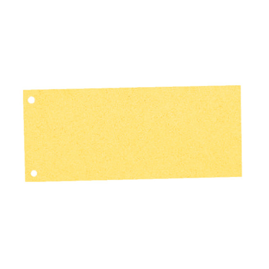Esselte elválasztócsík 105 x 240 mm kivágható karton sárga 100db 20994 Környezetbarát