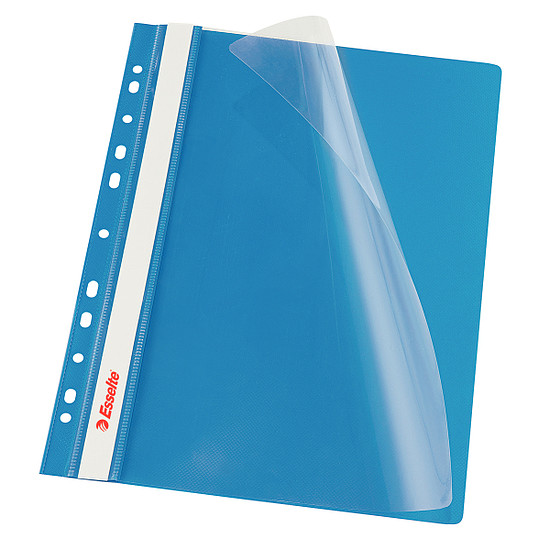 Esselte lefűzhető PVC gyorsfűző A4 kék 13586