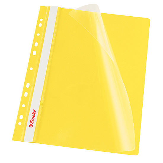 Esselte lefűzhető PVC gyorsfűző A4 sárga 13584