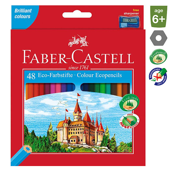 Faber-Castell Classic várképes színesceruza készlet 48db-os várképes normál 120148 környezetbarát