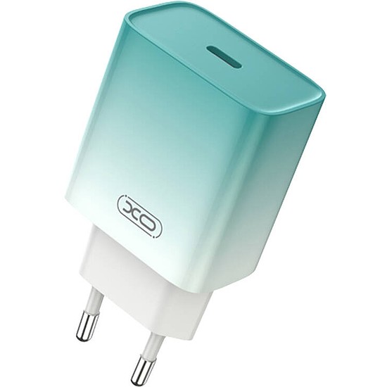 Fali töltő XO CE18, USB-C, PD30W kék (CE18 blue)