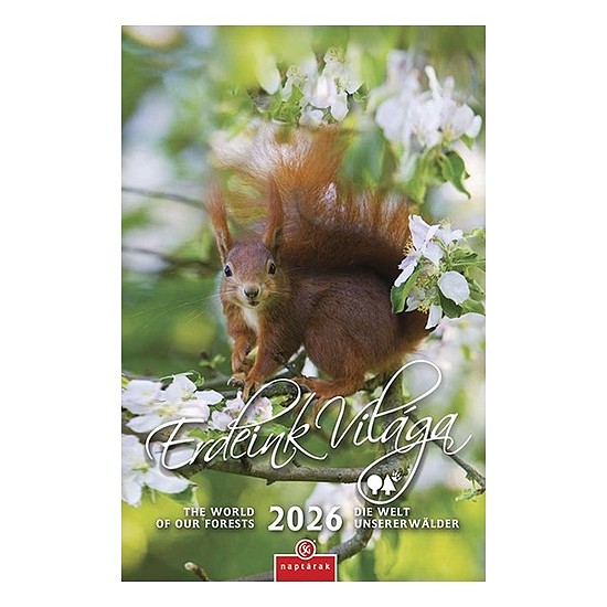 Falinaptár 2026 CSG 210x320mm álló Erdeink világa