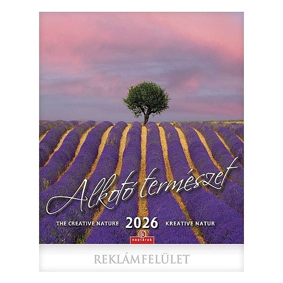 Falinaptár 2026 CSG 300x340mm álló Alkotó természet