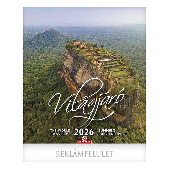Falinaptár 2026 CSG 300x340mm álló Világjáró