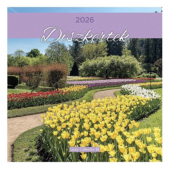 Falinaptár 2026 LIZZY CARD 300x600mm álló Díszkertek
