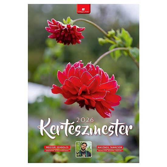 Falinaptár 2026 REALSYSTEM 340x485mm álló Kertészmester